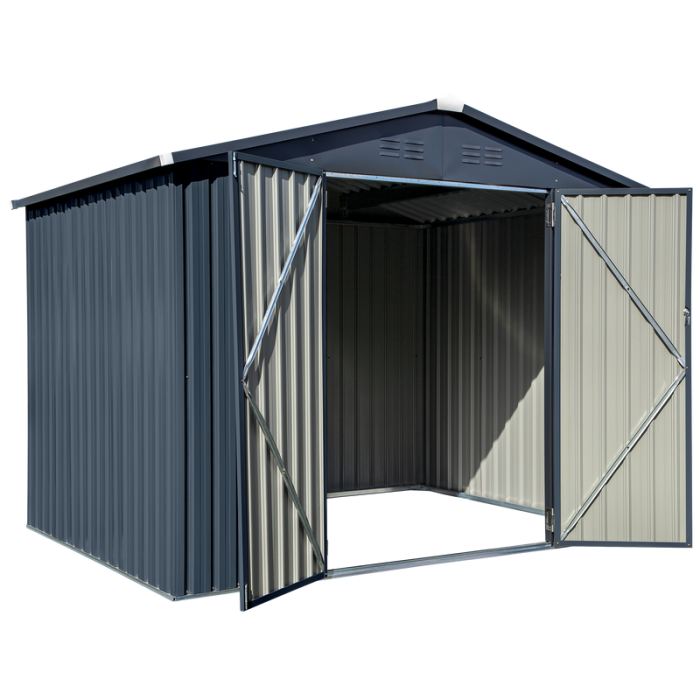 Redskabsskur Cover It Stål Mørkegrå 4,5 m2 gop