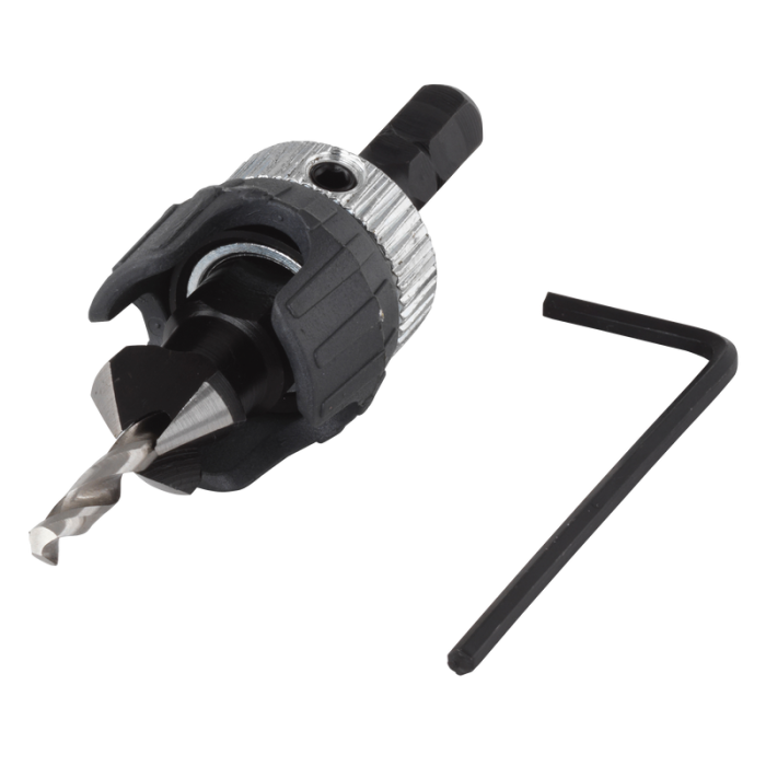 Forsænkerbor Ø 3,2 mm med Sænker (max Ø 12 mm) og Dybdebegrænser Wolfcraft