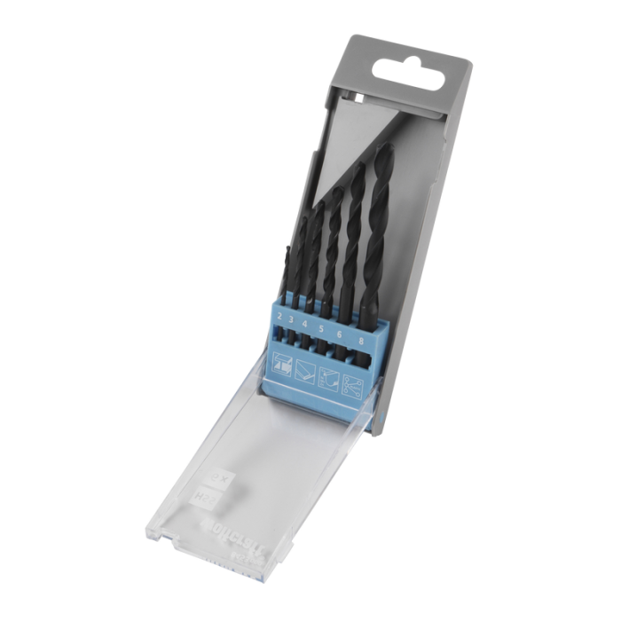 Metalbor 6 stk (2 - 8 mm) HSS Valset Wolfcraft