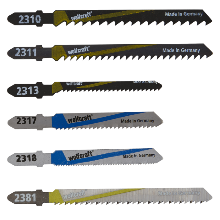 Stiksavsbladssæt 10 dele Blandede Wolfcraft