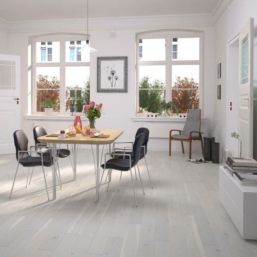 Gulvprøve Eg 1-stav 130mm Hvid Barlinek