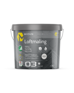 Loftsmaling Helmat Hvid