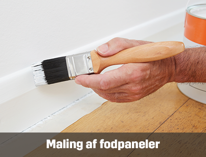 Maling af fodpaneler | Byggmax Maling af fodpaneler | Byggmax