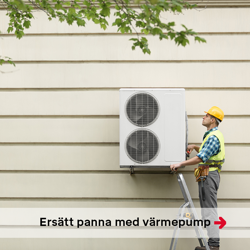 Ersätt panna med värmepump | Byggmax Ersätt panna med värmepump | Byggmax