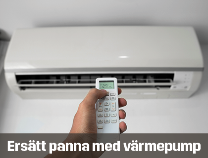 Ersätt panna med värmepump | Byggmax Ersätt panna med värmepump | Byggmax